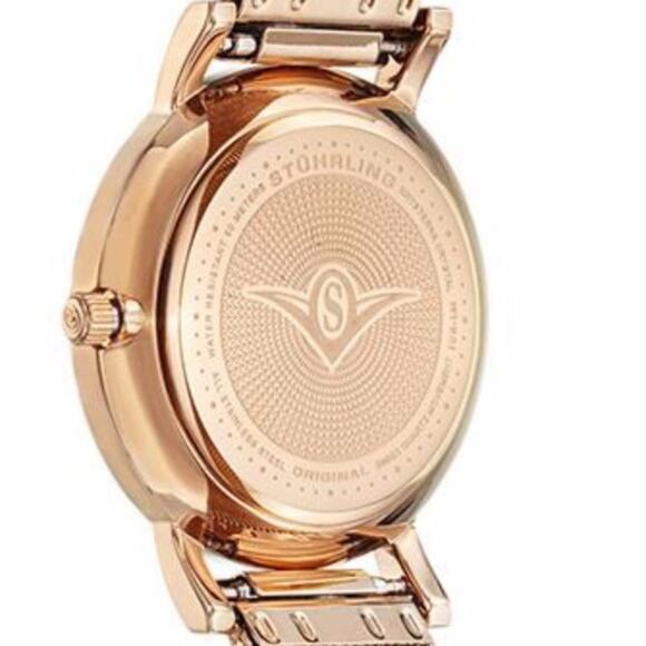 CLASSIC STUHRLING ROSE GOLD MESH WATCH - Picture 10 of 13